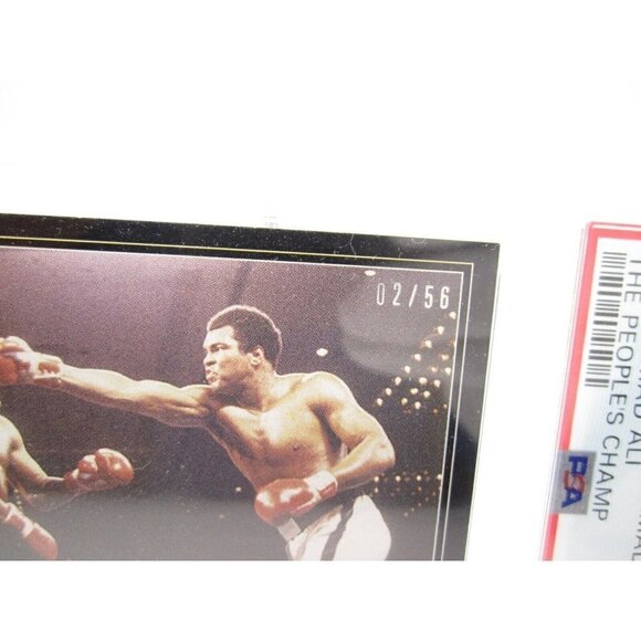 2021 Topps Muhammad Ali The People Champ Black Parallel #02/56 PSA 7 Card (T2) - Picture 2 of 4
